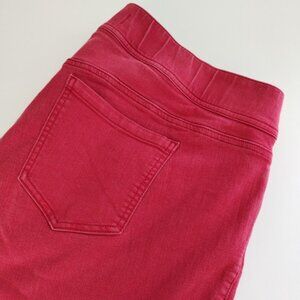 Torrid Denim Lean Jean Women’s Bright Red Curvy Ankle Jeans Size 3 Short